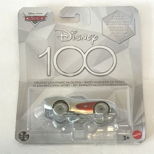 Disney Pixar Cars 100th Celebration Silver Cruisin McQueen Sport (New) - Picture 1 of 6