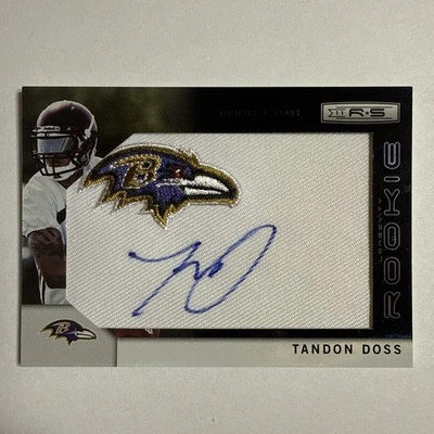 2011 Rookies & Stars Tandon Doss ROOKIE Patch Auto 7/10 X1 - Image 1 of 2
