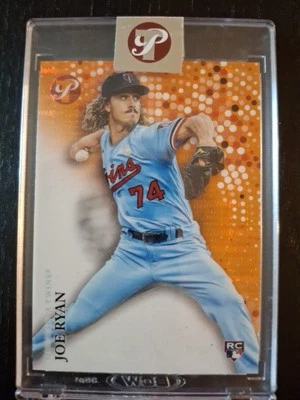 2022 Topps Pristine - Joe Ryan #128 Orange Refractor #/25 (RC) Factory Encased  - Image 1 of 3