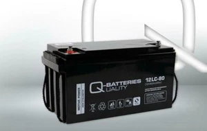 Versorgerbatterie Solarbatterie Zyklenbatterie Q-Batteries 12LC-80 AGM 12V 80Ah - Bild 1 von 1