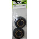 HPI Blackzon 540087 Slayer MT Wheels/Tires Assembled (Black/Gold)