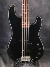 Fender Japan Electric Bass Guitar Precision Black PJ-455 W/Gig Bag Used USED for sale