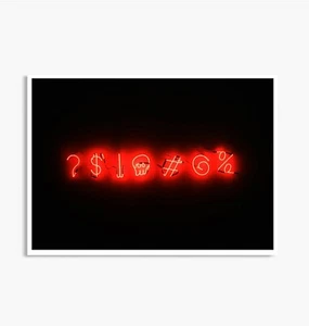 Gamer Neon Print, Gamer Poster, Gamer Canvas, Man Cave Art, Kids Bedroom Art - Picture 1 of 7