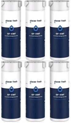 Replacement XWF Water Filter, Compatible with GE XWF Refrigerator Filters 6 pack - Image 1 of 4