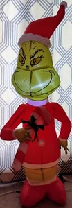 The Grinch Navidad Inflable GEMMY Dr Seuss Candycane 4 pies de Alto LED Soplado por Aire - Imagen 1 de 8