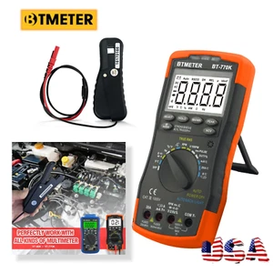 Automotive Multimeter Kit Clamp Meter | Engine Analyzer 600A RPM Dwell NCV Temp - Picture 1 of 14