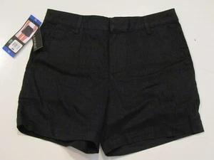 BANANA REPUBLIC Black Chino Shorts Sz 12 NWT Womens - Picture 1 of 5