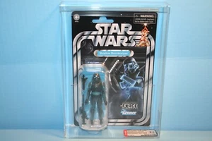 STAR WARS 2021 AFA GRADED MINT ON CARD TVC SHADOW STORMTROOPER U85 FIGURE WEAPON - Picture 1 of 11