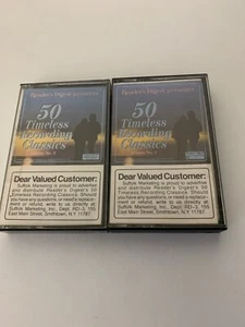 Reader's Digest 50 Timeless Recording Classics 3 Cassette Lot - Tape 2 And 3 - Picture 1 of 2