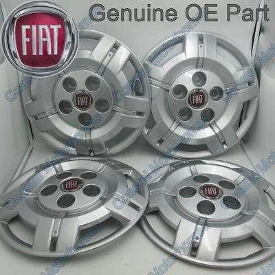 Fits Fiat Ducato Peugeot Boxer Citroen Relay Hub Caps 16" 2006-2014 OE X4 - Image 1 of 2