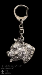 American Staffordshire Terrier Catena Chiave Art-Dog, Edizione - Bild 1 von 2