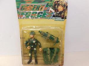 Desert Force Soldat mit Gewehr, Zubehör Spielzeug 3 tlg Set Militär - Bild 1 von 5