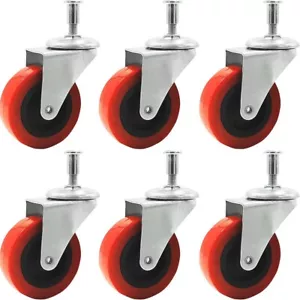 Ruedas giratorias de 6 piezas de 2" para enredadera, carro, taburete - montaje en poste, BZC2P - Imagen 1 de 1