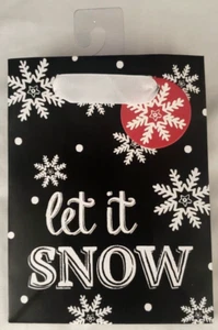Place & Time 5" Sacchetto Regalo Natale Petite - Lascia che Nevichi - Foto 1 di 1