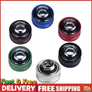 G1/4 Thread Rigid Tube 14mm Hard Tube Extender Fitting for PC Water Cooling ~ - Bild 1 von 15