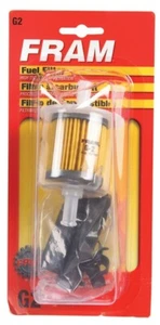 Fram G2 Plastic Conductive 10 µm. Fuel Filter 3.6 H x 5/16 ID x 5/16 OD in. - Picture 1 of 1