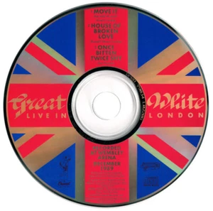 Great White - Live In London 1990 CD, Single, Promo Capitol Records DPRO-79034 N - Picture 1 of 1