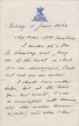 John BALDWIN BUCKSTONE - Lettre autographe signée à Harriet SMYTHIES
