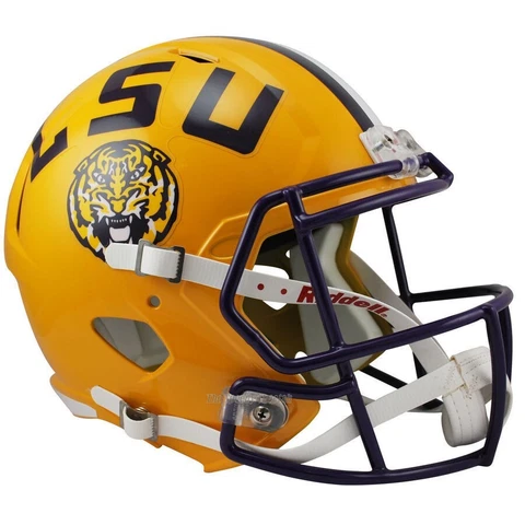 *SALE* LSU TIGERS FULL SIZE SPEED REPLICA FOOTBALL HELMET NCAA! Cover