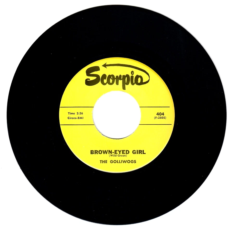 The Golliwogs 1965 Scorpio 45rpm "Brown-Eyed Girl" NM gArAgE pre-Creedence - Image 1 of 4