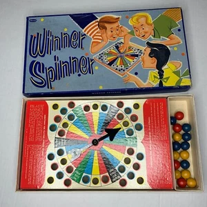 Juego Winner Spinner Vintage 1953 Whitman No 5358 bolas de madera tiovivo - Imagen 1 de 4