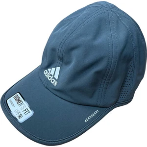 Hat Adidas Cap Women NEW Performance Superlite Fit Adjustable Aeroready Gray,Wht - Picture 1 of 9