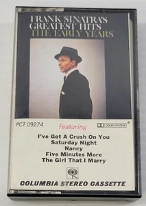 MM) Greatest Hits The Early Years by Frank Sinatra (Cassette, Columbia) - Imagen 1 de 6