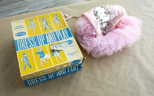 1960’s Rare Vintage Pla-Master Child's Dress Up And Play Ballerina Costume Sz L - Picture 1 of 7