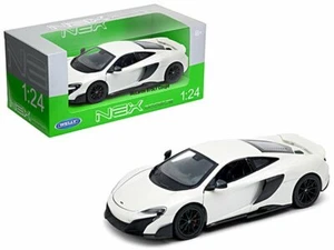 McLaren 675LT Coupe, White - Welly 24089W-WH - 1/24 Scale Diecast Model Toy Car - Picture 1 of 1