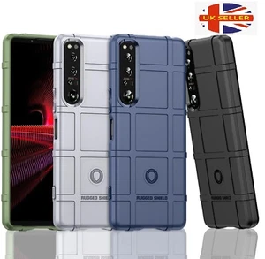 Sony Xperia 1 IV Rugged Matte Soft Silicone TPU Bumper Case Cover - Picture 1 of 6