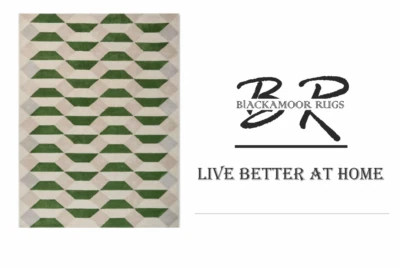 Colorromace  Emerlled Green Modern Design Handtufted Area Rugs 100% Wool Carpet - Image 1 of 4