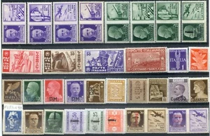 Regno - R.S.I. - Luogotenenza 1910/1945 - 91 pezzi ** + * (m1853) - Picture 1 of 3