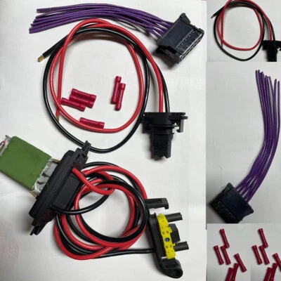 RENAULT CLIO MK3 2005-2014 HEATER BLOWER MOTOR FAN RESISTOR & WIRING LOOM - Image 1 of 4