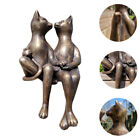  Couple Cat Ornaments Resin Lovers Craft Decoration Sculpture