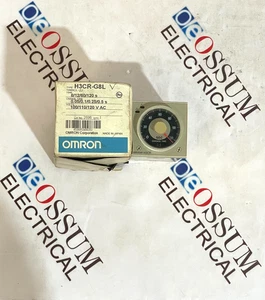 OMRON H3CR-G8L ELECTRONIC TIMER TIMING 6S-120S VOLTAGE 110VAC FAST SHIPPING - Picture 1 of 6