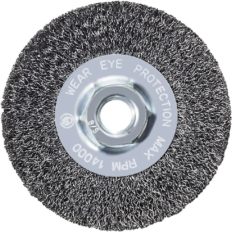 Mercer 187010 4-inch X 1/2-inch Crimped Wire Wheel