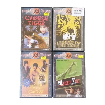 4 x DVD - Kung Fu Theatre - Martial Arts - Old School Movies - Region 4 - Image 1 of 4