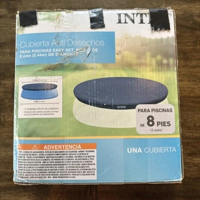 Intex Easy Set 7ft Round Winter Pool Cover Fits 8ft (2.44m) Pools - Image 1 of 3