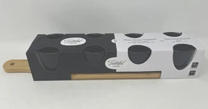 Tasteful Collections 5sepc Mini Bowl Tasters With Bamboo Serving Board NEW (445) - Picture 1 of 10