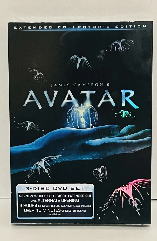 NEW SEALED - James Cameron's AVATAR Extended Collector's Edition 3-Disc DVD Set - Image 1 of 2