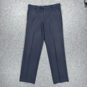 Pantalones de vestir deportivos Peter Millar Crown azul marino frente plano para hombre 34x32 - Imagen 1 de 12