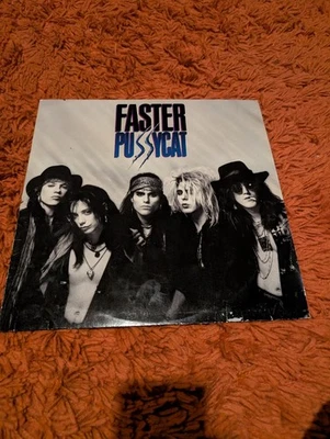 Faster Pussycat Faster Pussycat Vinyl LP 1987 Elektra Records With Inner - Image 1 of 4