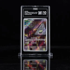 2023 POKEMON SVI EN-SCARLET & VIOLET ILLUSTRATION RARE #210 DROWZEE TAG 10 - Picture 1 of 2
