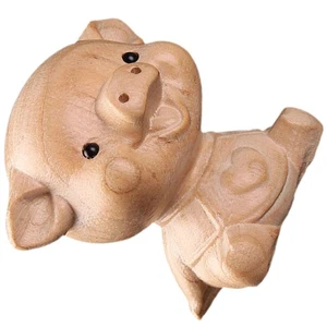 Pig Ornaments Child Baby Animal Sculptures Small Statue Decor - Picture 1 of 12