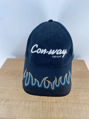 Con-Way Freight Truckers Cap Flaming Script 2008 Racing Hat Nascar Colin Braun 6 - Image 1 of 4