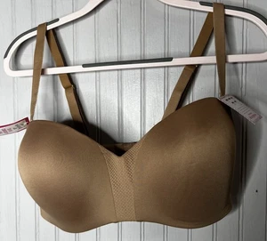Maidenform BH Damen 36DD Nude Kabellos Wandelbar Trägerlos Glatt Komfort - Bild 1 von 9