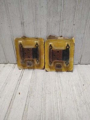 2 pares de bisagras de gabinete martilladas vintage NOS National Lock V366-10D 3/8  Foto 1 de 4