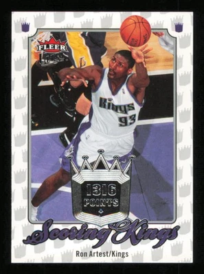 2007-08 Ultra SE Scoring Kings #SK18 Ron Artest  Basketball KINGS NM-MT - Image 1 of 3