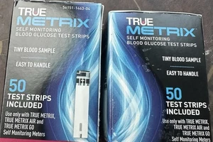 True Metrix Blutzuckerteststreifen 100 Stück, Ablaufdatum 10/2025 - Bild 1 von 2