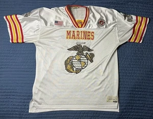Maglia calcio vintage Colosseo atletica Marines 2XL USMC Rapid Dominance - Foto 1 di 12
